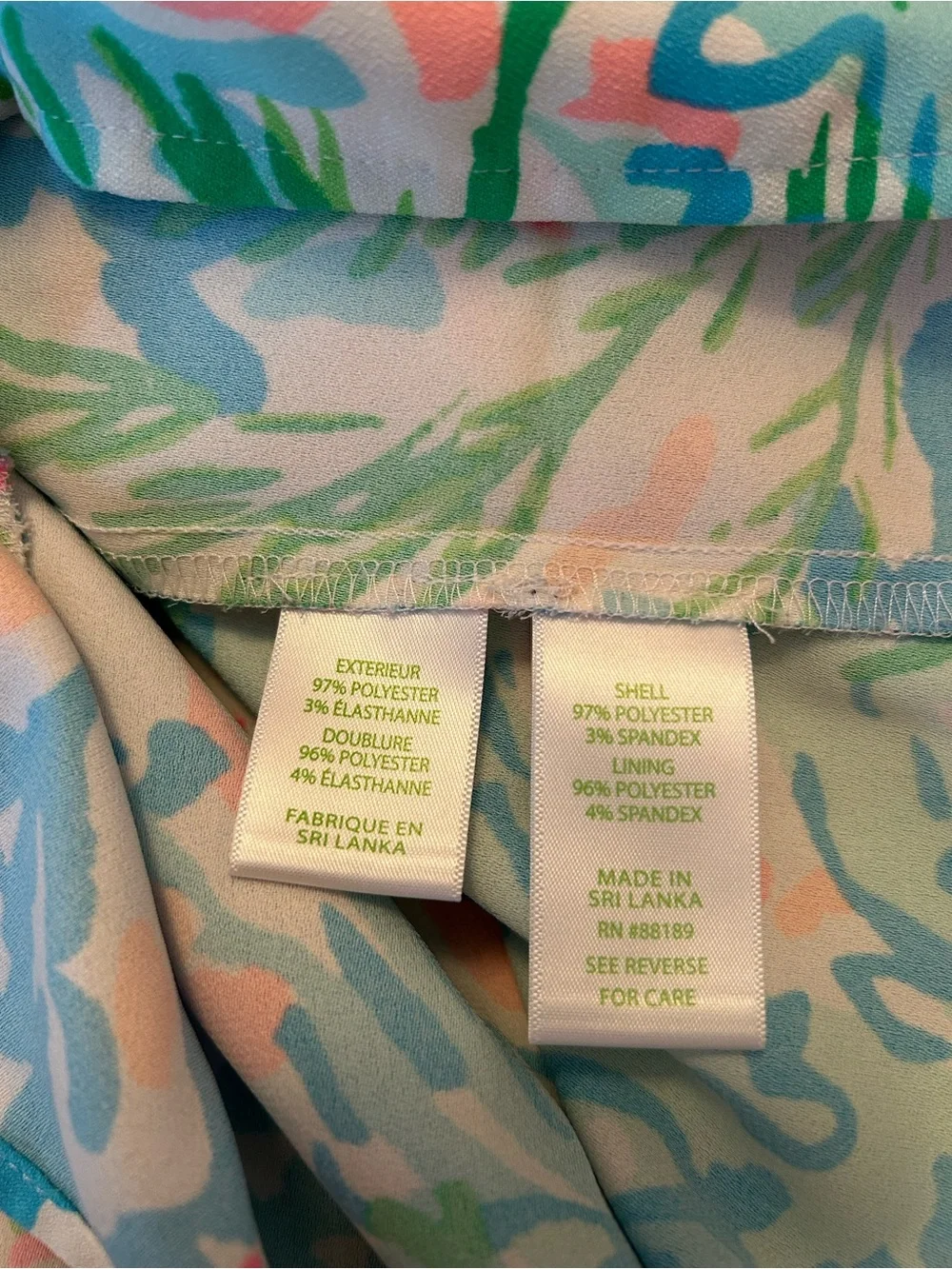 Lilly Pulitzer Blanca Stretch Romper Coral Bay Dress Built-in Shorts - Picture 6 of 6